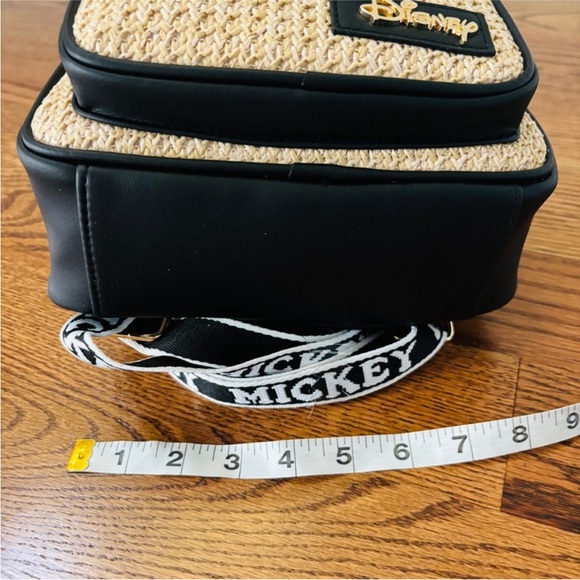 SALE NWT Disney Mickey Mini Backpack Straw with Mickey Ears - Picture 8 of 11